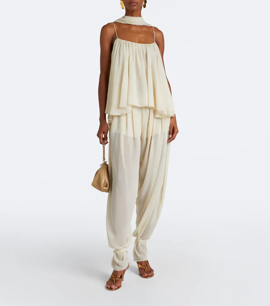 DE LA VALI Ines chiffon balloon pants | Thumbnail 6