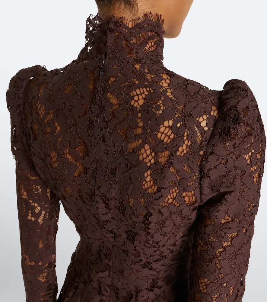DE LA VALI Bodita cotton-blend lace minidress | Thumbnail 4 DE LA VALI Bodita cotton-blend lace minidress | Thumbnail 4