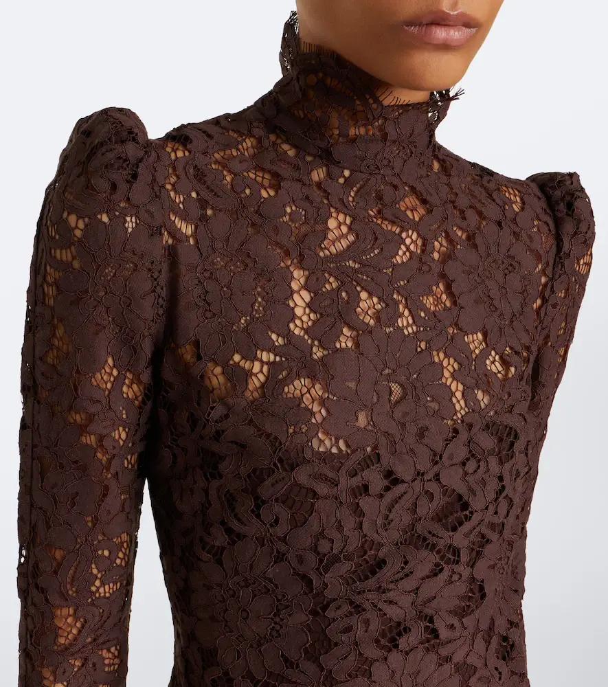 DE LA VALI Bodita cotton-blend lace minidress | Thumbnail 6 DE LA VALI Bodita cotton-blend lace minidress | Thumbnail 6