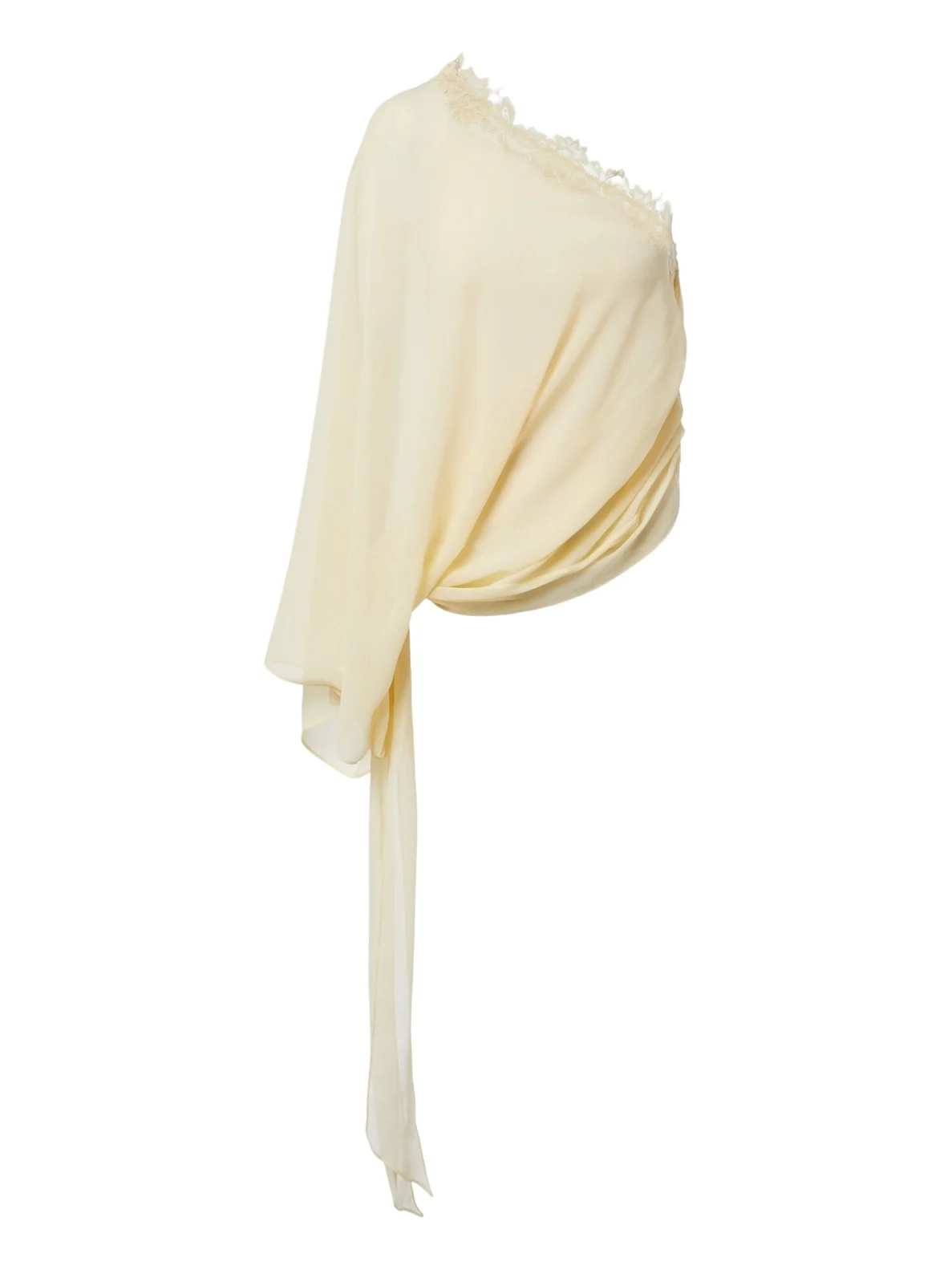 Elia one-shoulder georgette top Elia one-shoulder georgette top