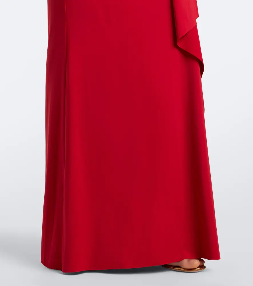 DE LA VALI Perisa draped jersey maxi dress | Thumbnail 4