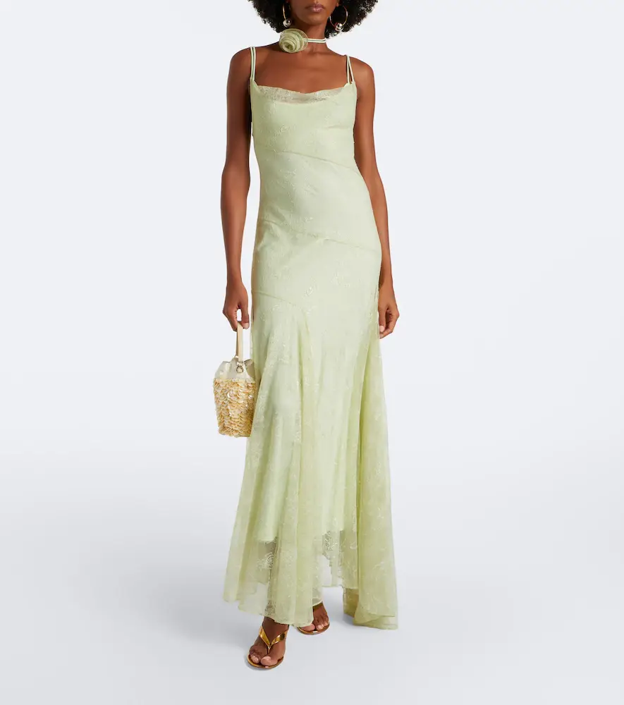 DE LA VALI Calima lace maxi dress | Thumbnail 4