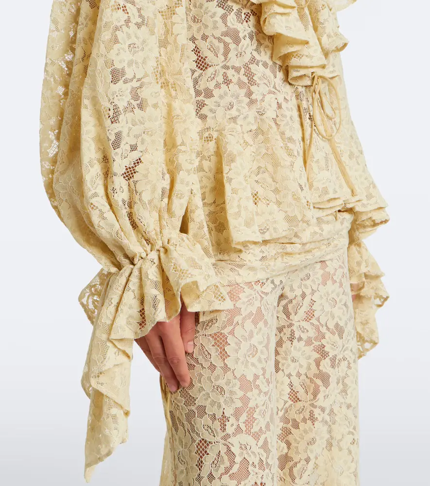 DE LA VALI Mija ruffled lace blouse | Thumbnail 6 DE LA VALI Mija ruffled lace blouse | Thumbnail 6