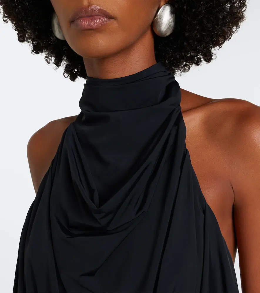 DE LA VALI Vida draped jersey minidress | Thumbnail 6 DE LA VALI Vida draped jersey minidress | Thumbnail 6