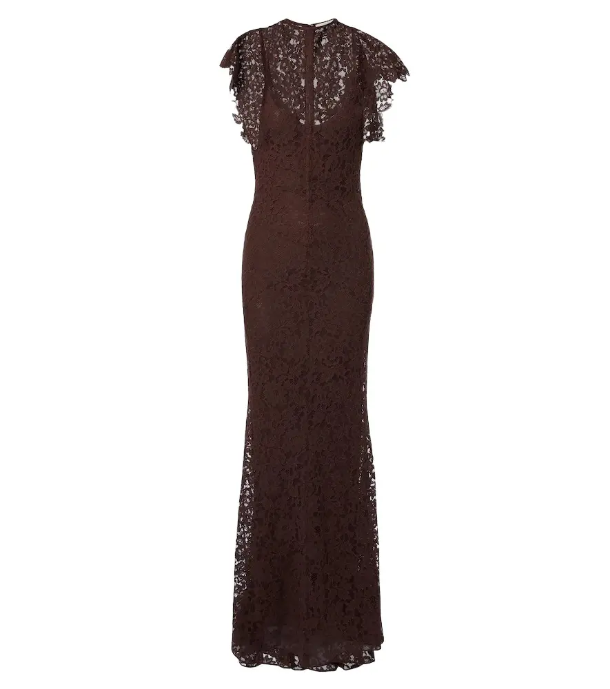 DE LA VALI Laia cutout cotton-blend lace maxi dress | Image 1 DE LA VALI Laia cutout cotton-blend lace maxi dress | Image 1