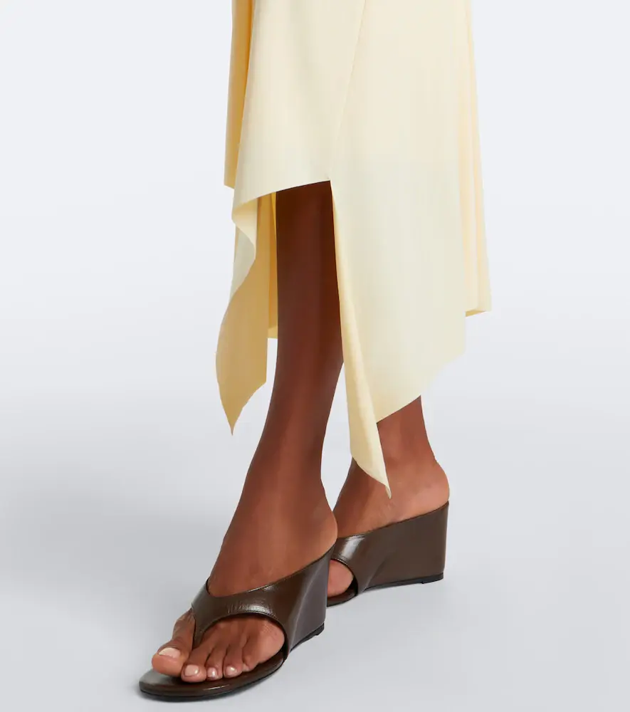 DE LA VALI Vida draped jersey midi dress | Thumbnail 6 DE LA VALI Vida draped jersey midi dress | Thumbnail 6