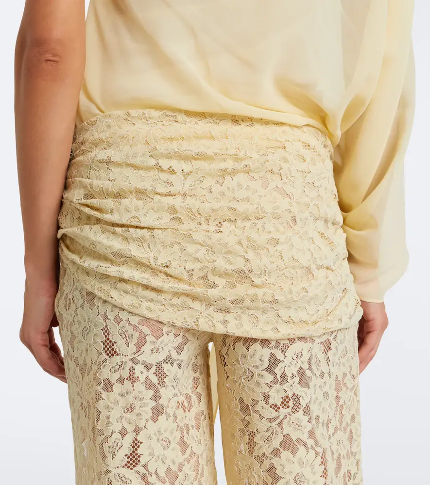 DE LA VALI Rocio cotton-blend lace wide-leg pants | Thumbnail 2 DE LA VALI Rocio cotton-blend lace wide-leg pants | Thumbnail 2