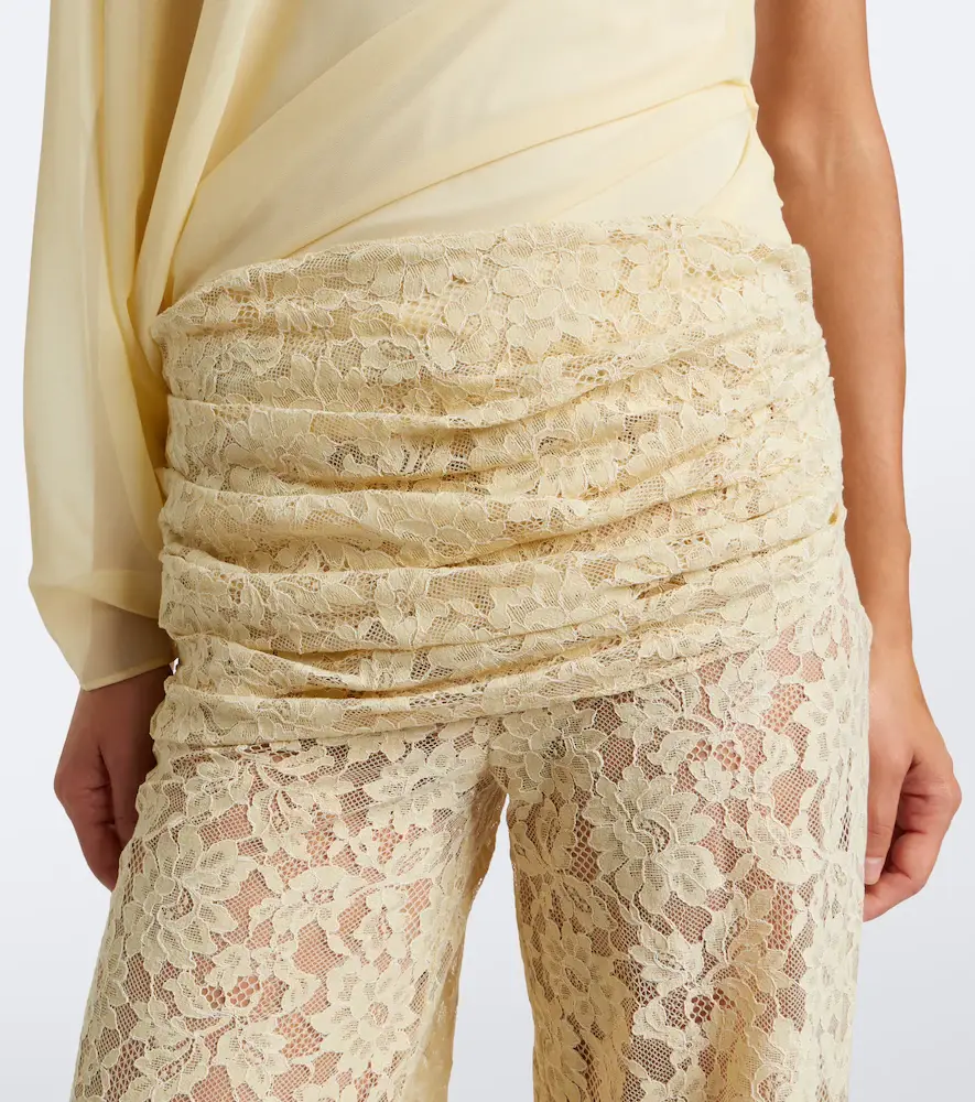 DE LA VALI Rocio cotton-blend lace wide-leg pants | Thumbnail 3 DE LA VALI Rocio cotton-blend lace wide-leg pants | Thumbnail 3