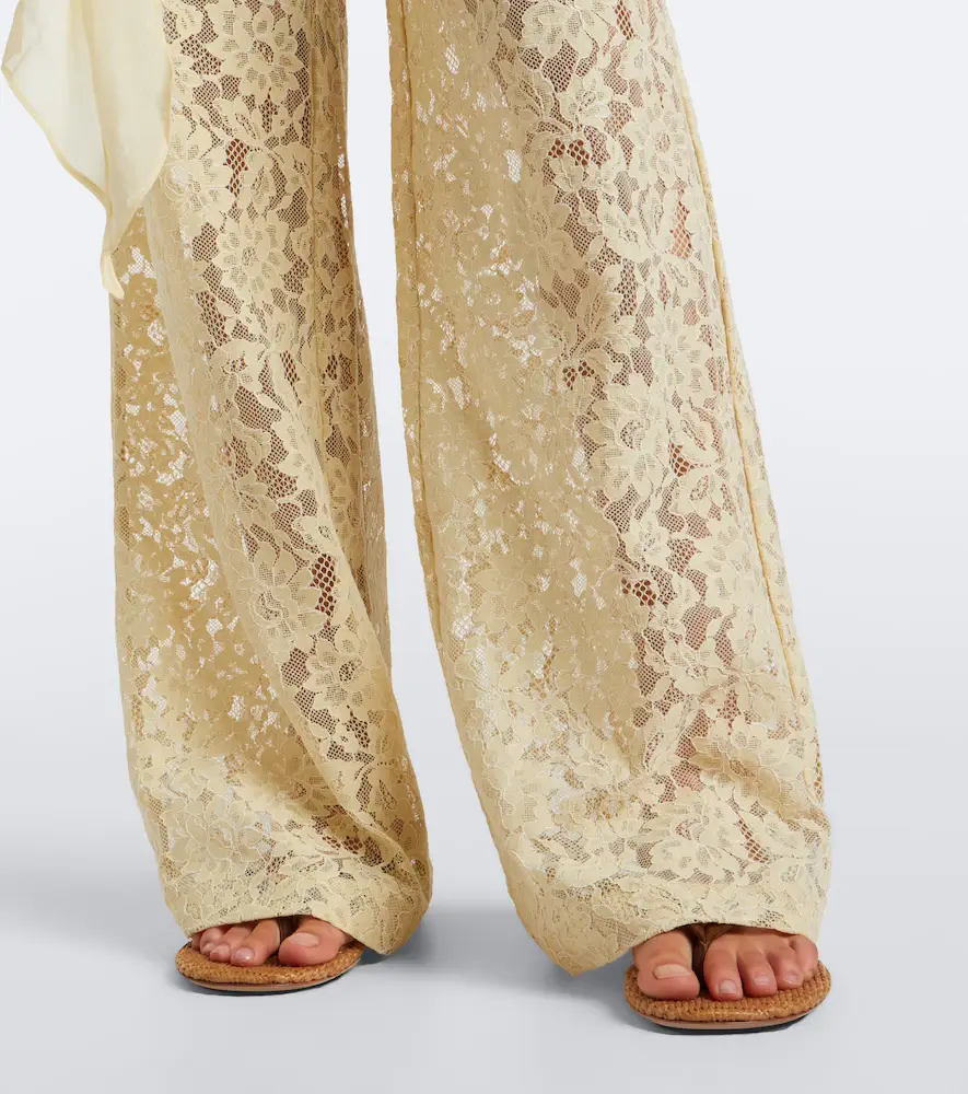 DE LA VALI Rocio cotton-blend lace wide-leg pants | Thumbnail 5 DE LA VALI Rocio cotton-blend lace wide-leg pants | Thumbnail 5