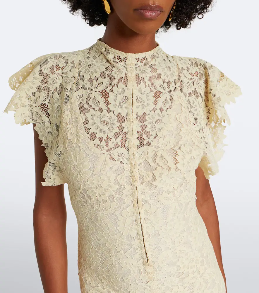 DE LA VALI Laia cutout cotton-blend lace maxi dress | Thumbnail 4 DE LA VALI Laia cutout cotton-blend lace maxi dress | Thumbnail 4