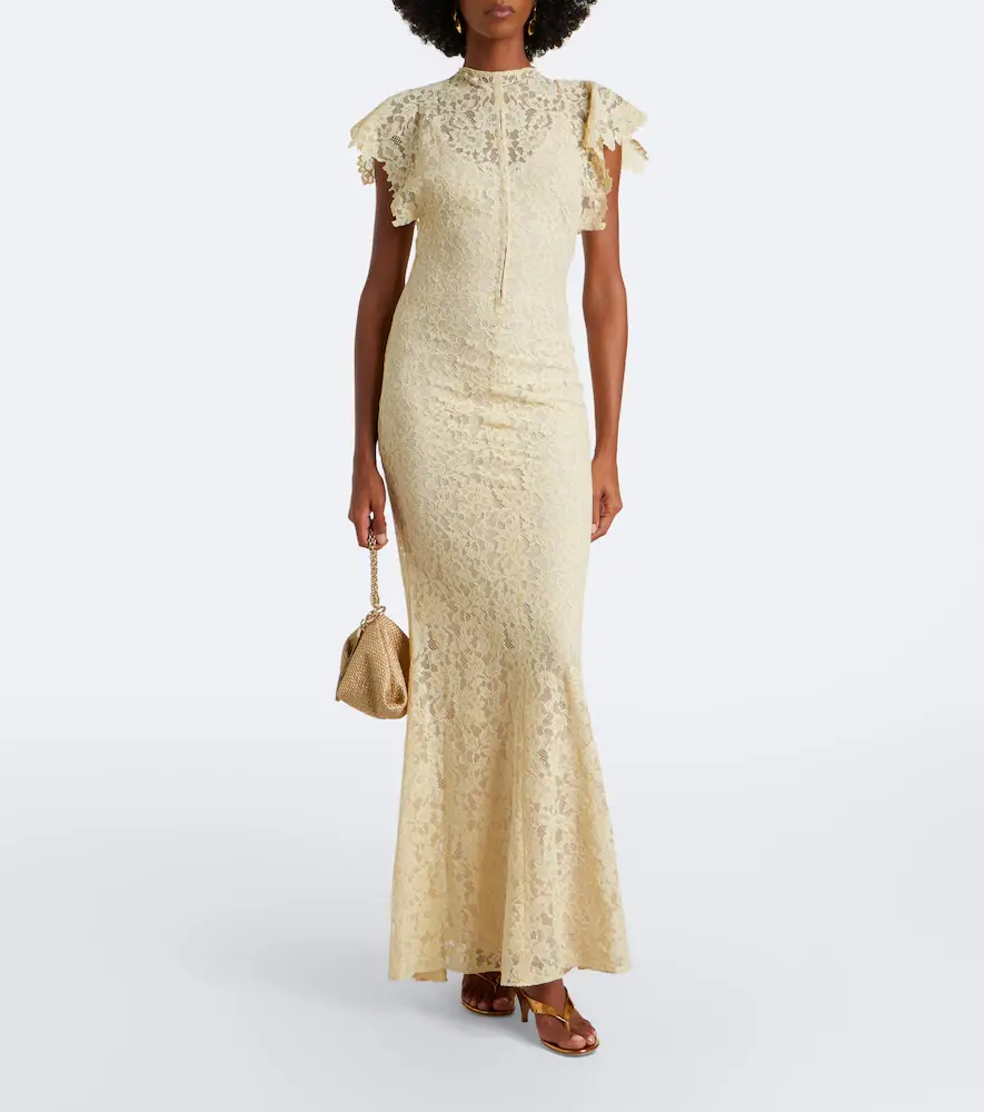 DE LA VALI Laia cutout cotton-blend lace maxi dress | Thumbnail 7 DE LA VALI Laia cutout cotton-blend lace maxi dress | Thumbnail 7