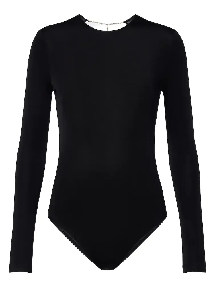 Open-back jersey bodysuit Open-back jersey bodysuit