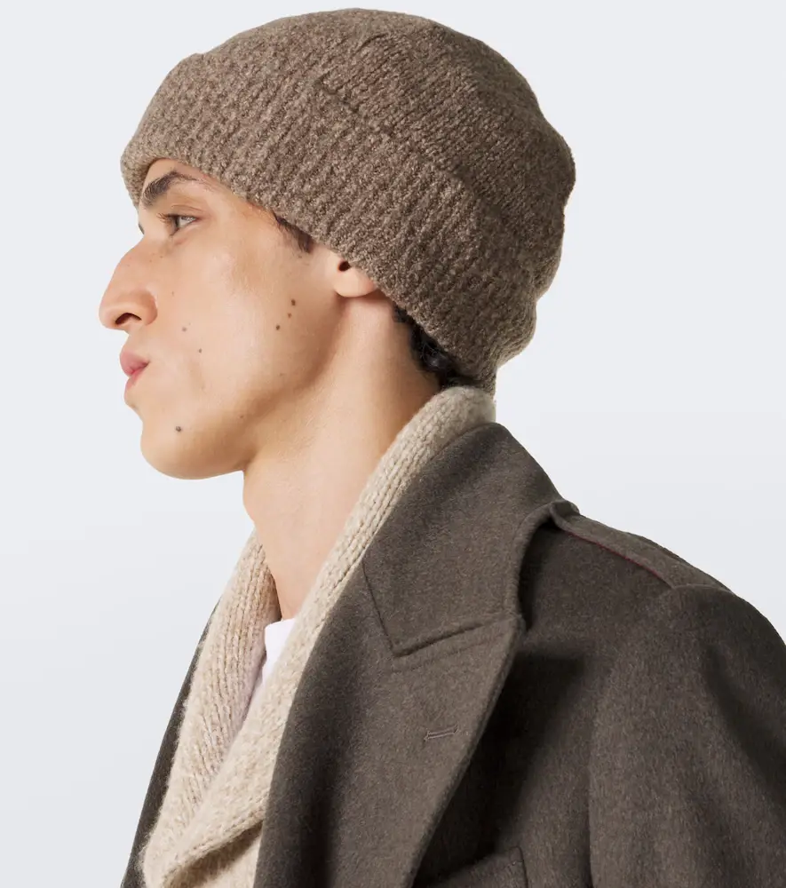 Brunello Cucinelli Wool, silk, and cashmere beanie | Thumbnail 4 Brunello Cucinelli Wool, silk, and cashmere beanie | Thumbnail 4