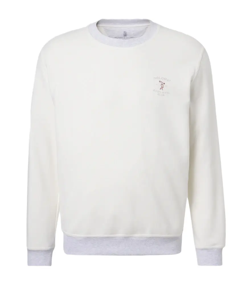 Cotton jersey sweatshirt Cotton jersey sweatshirt
