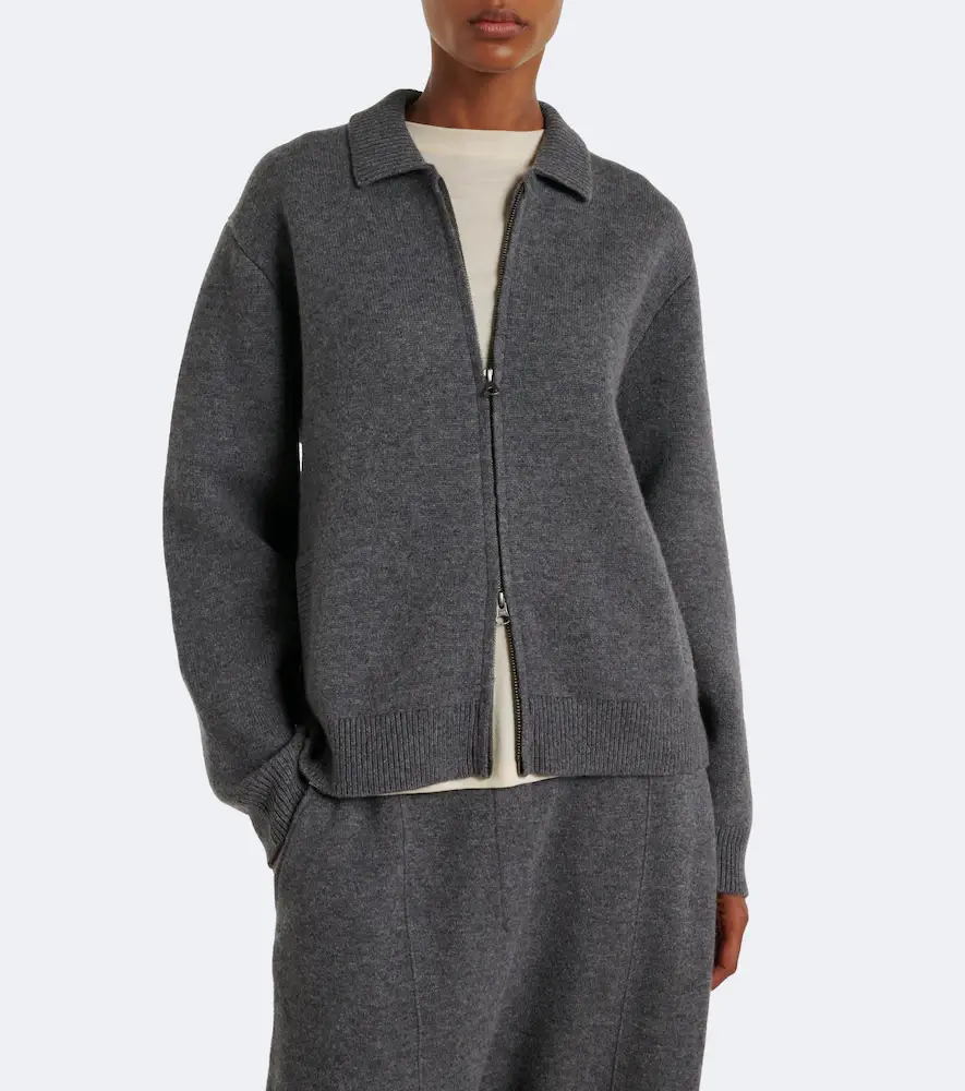 Lisa Yang Aleya cashmere zipped cardigan | Thumbnail 2 Lisa Yang Aleya cashmere zipped cardigan | Thumbnail 2