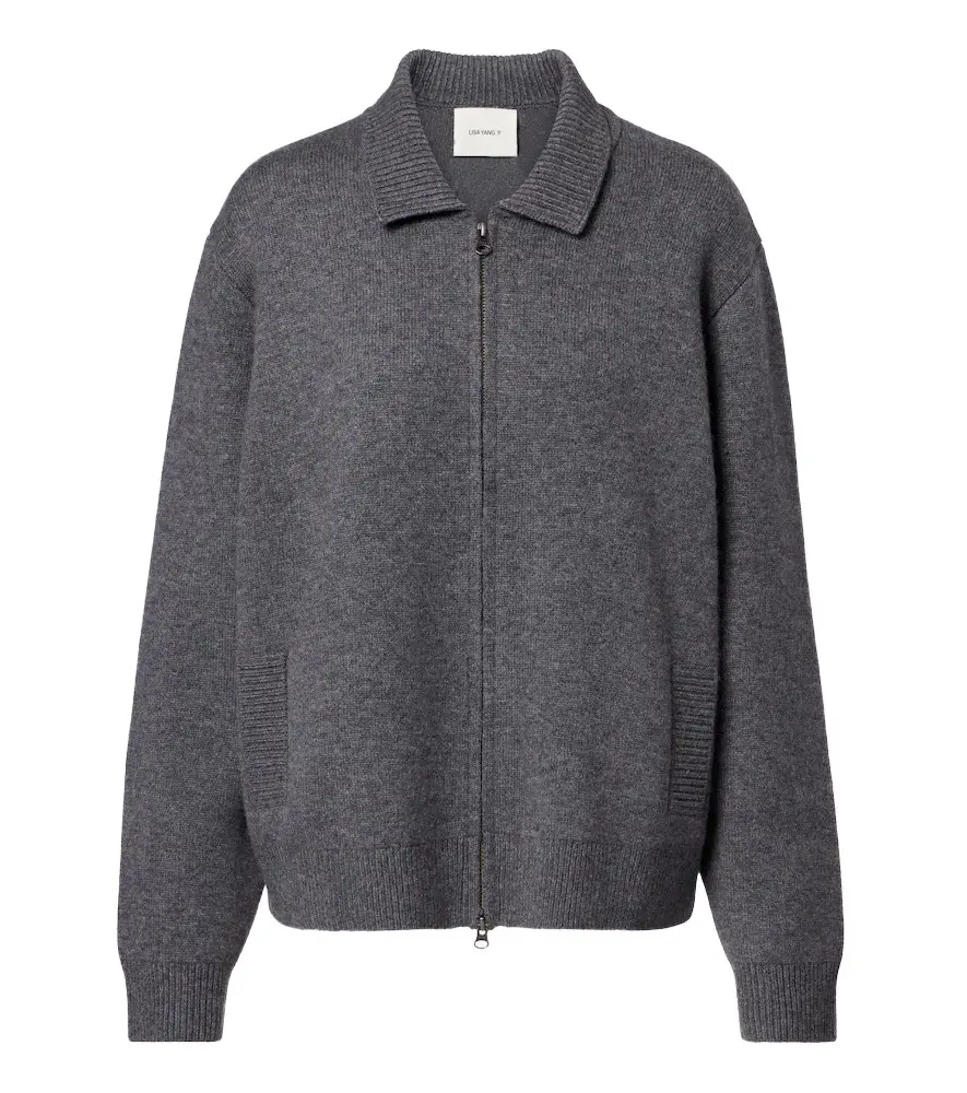 Lisa Yang Aleya cashmere zipped cardigan | Image 1 Lisa Yang Aleya cashmere zipped cardigan | Image 1