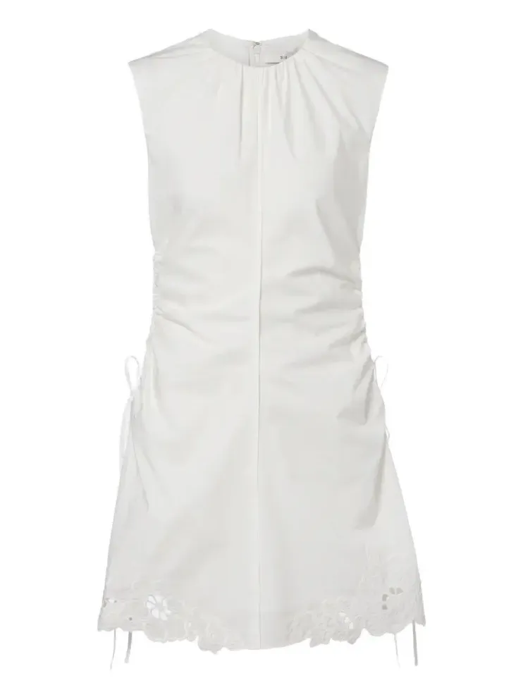 Klara ruched cotton minidress Klara ruched cotton minidress
