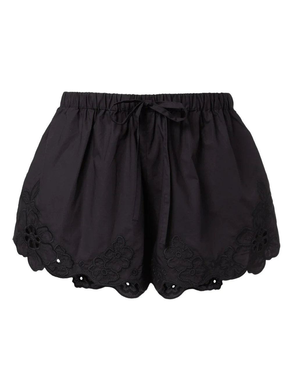 Klara emboirdered cotton shorts