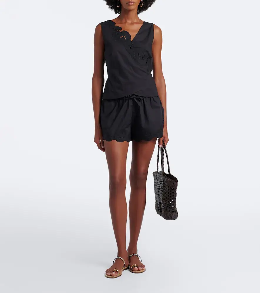 SIR. Klara cotton wrap top | Thumbnail 3