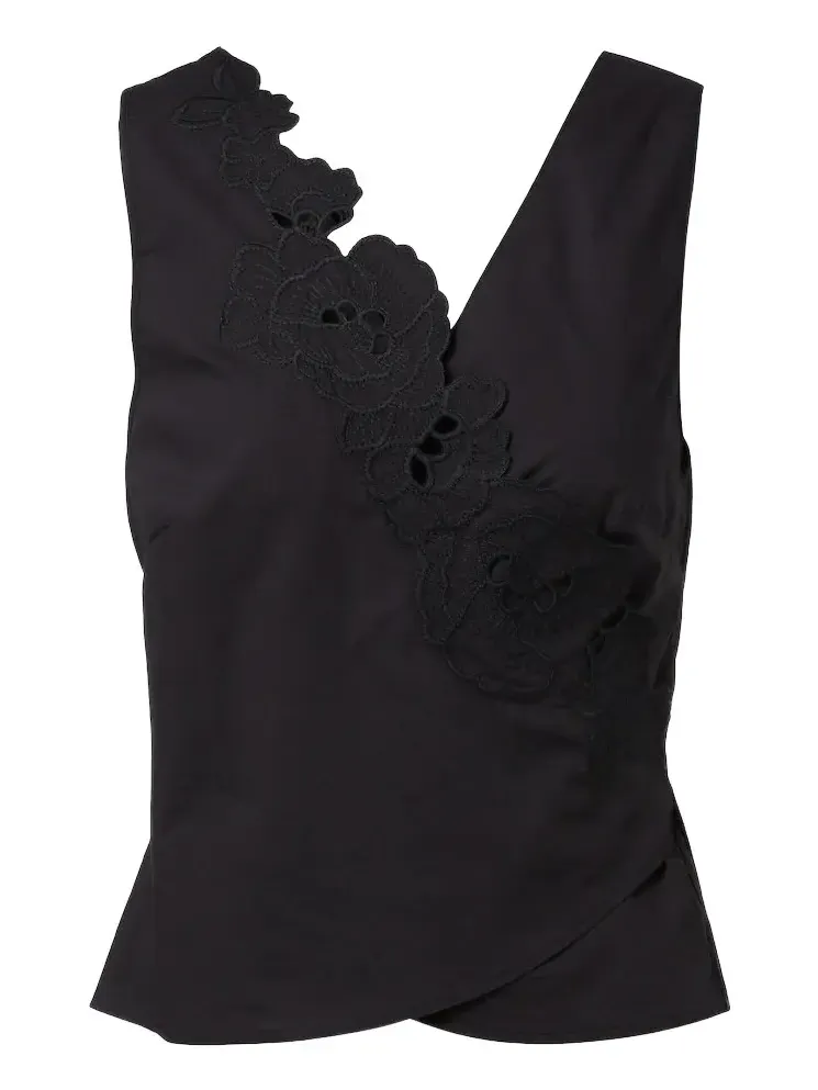 Klara cotton wrap top Klara cotton wrap top