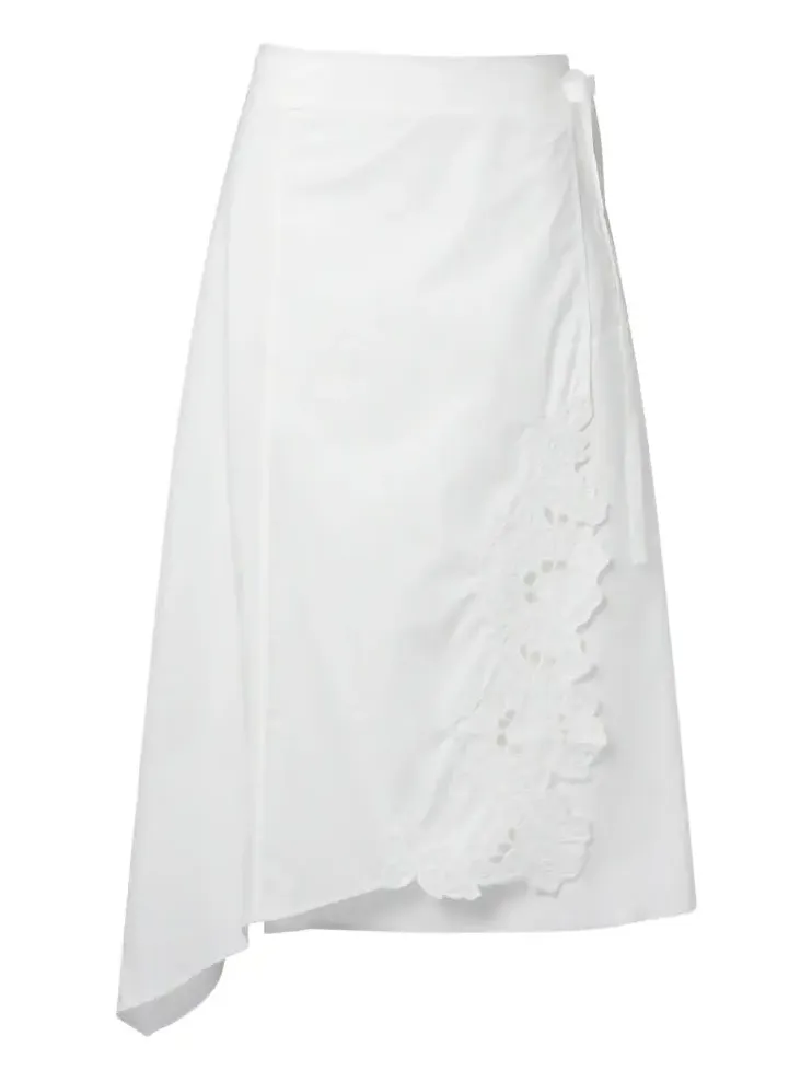 Klara asymmetric cotton midi skirt Klara asymmetric cotton midi skirt