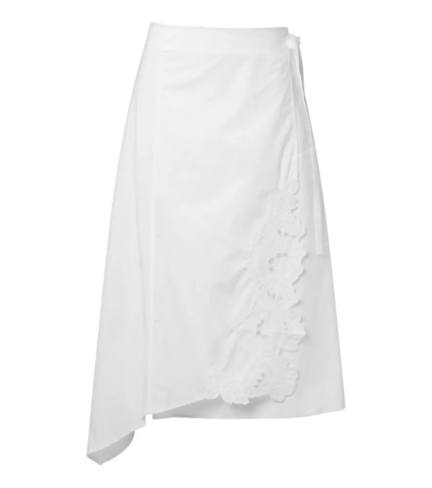 SIR. Klara asymmetric cotton midi skirt | Image 1 SIR. Klara asymmetric cotton midi skirt | Image 1