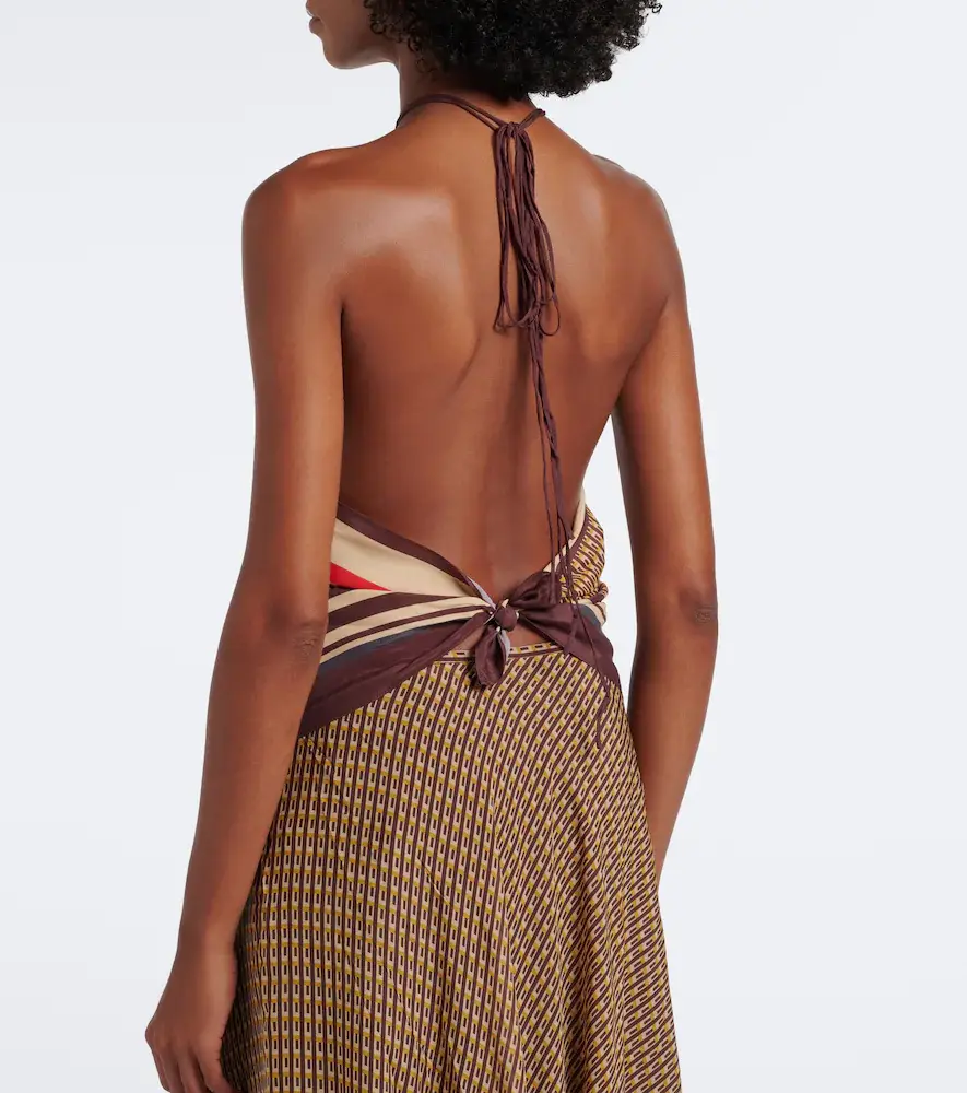SIR. Cooper printed halterneck top | Thumbnail 4 SIR. Cooper printed halterneck top | Thumbnail 4