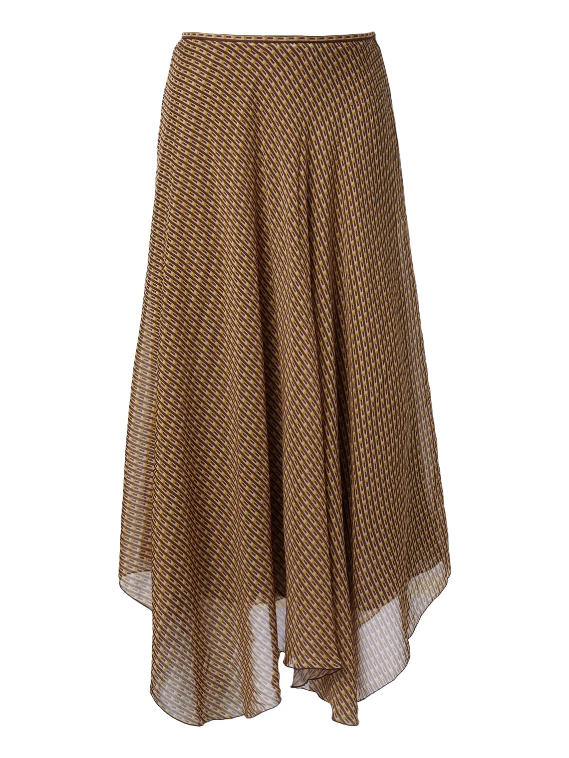 Cooper asymmetric printed maxi skirt Cooper asymmetric printed maxi skirt
