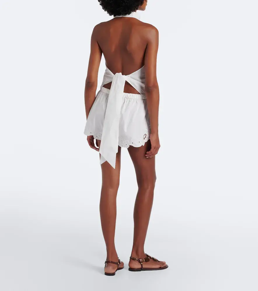 SIR. Klara emboirdered cotton shorts | Thumbnail 5 SIR. Klara emboirdered cotton shorts | Thumbnail 5