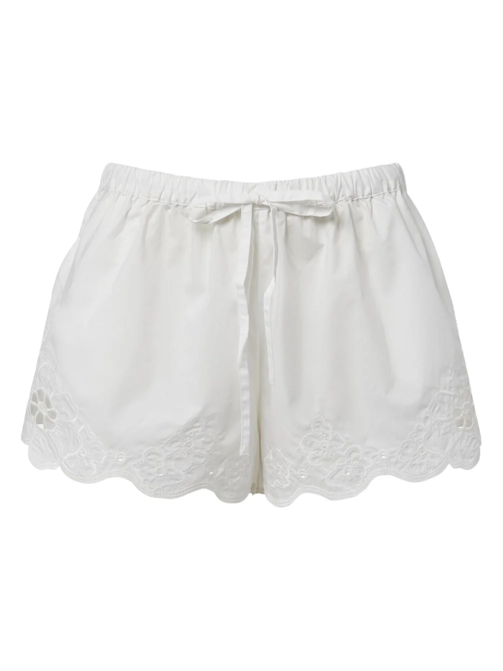 Klara emboirdered cotton shorts Klara emboirdered cotton shorts