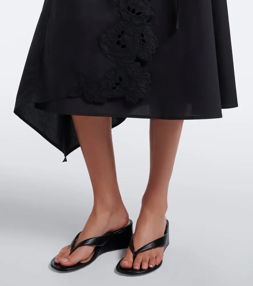 SIR. Klara asymmetric cotton midi skirt | Thumbnail 3 SIR. Klara asymmetric cotton midi skirt | Thumbnail 3