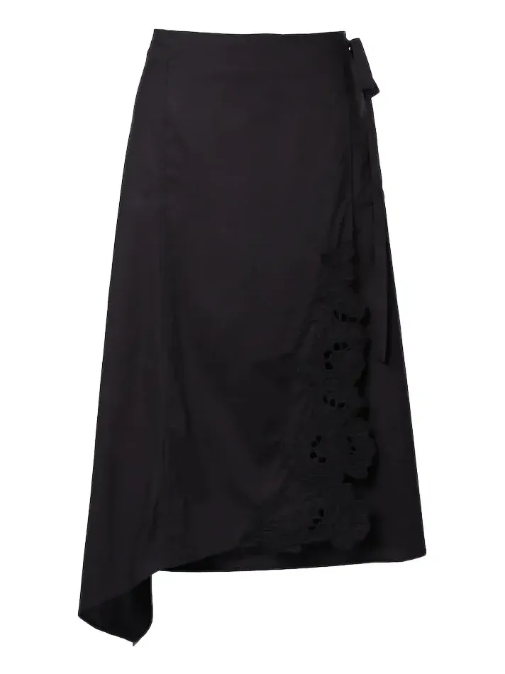Klara asymmetric cotton midi skirt Klara asymmetric cotton midi skirt