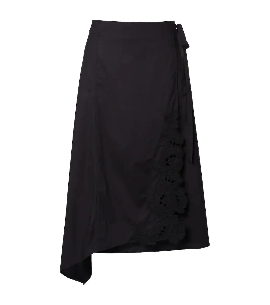 SIR Klara asymmetric cotton midi skirt | Image 1 SIR Klara asymmetric cotton midi skirt | Image 1