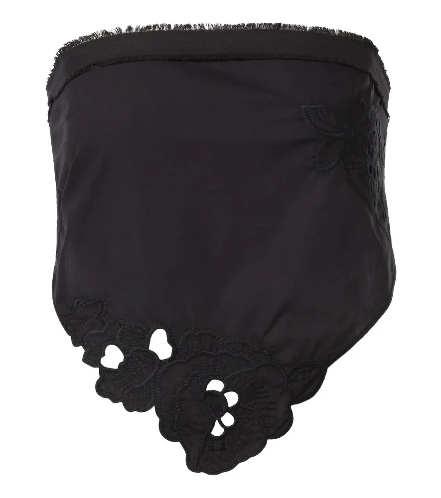SIR. Klara embroidered cotton scarf | Image 1 SIR. Klara embroidered cotton scarf | Image 1