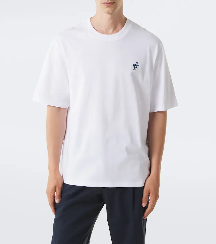 AMI PARIS Ami De Caur Tulipe cotton jersey T-shirt | Thumbnail 5