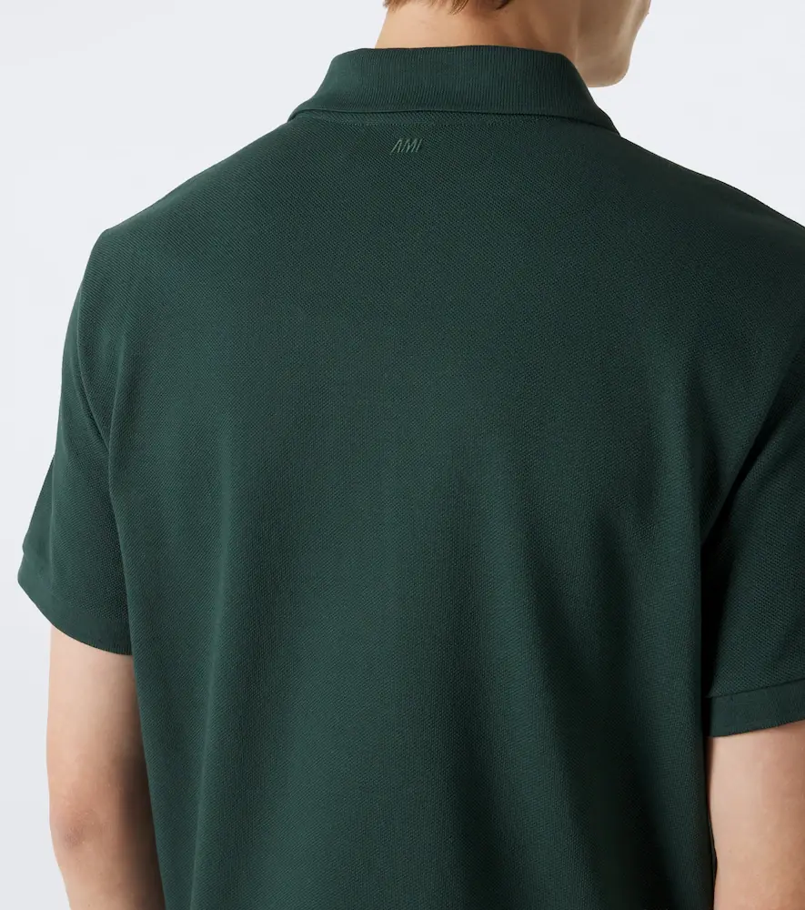 AMI PARIS Ami De Caur cotton piqué polo shirt | Thumbnail 4 AMI PARIS Ami De Caur cotton piqué polo shirt | Thumbnail 4