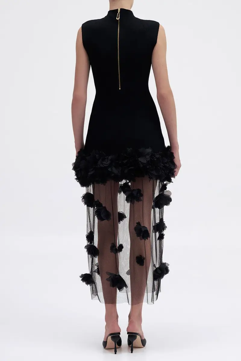 Aje Fleura Midi Dress | Thumbnail 4