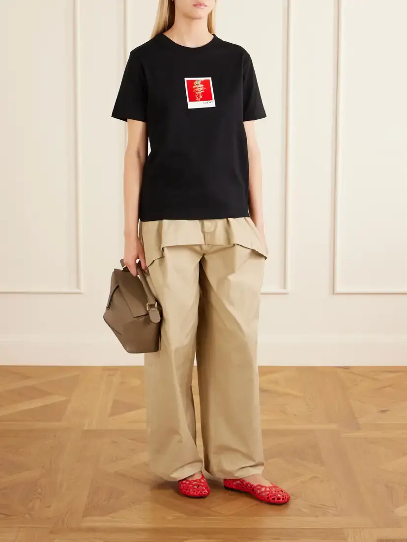 Loewe Petal Anagram Leather Ballet Flats | Thumbnail 4 Loewe Petal Anagram Leather Ballet Flats | Thumbnail 4