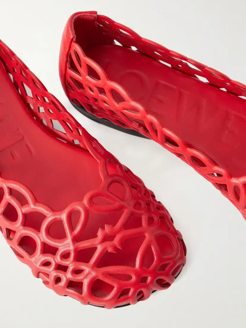 Loewe Petal Anagram Leather Ballet Flats | Thumbnail 5 Loewe Petal Anagram Leather Ballet Flats | Thumbnail 5