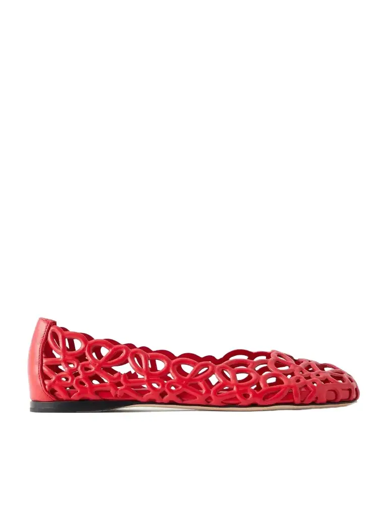 Loewe Petal Anagram Leather Ballet Flats | Image 1 Loewe Petal Anagram Leather Ballet Flats | Image 1