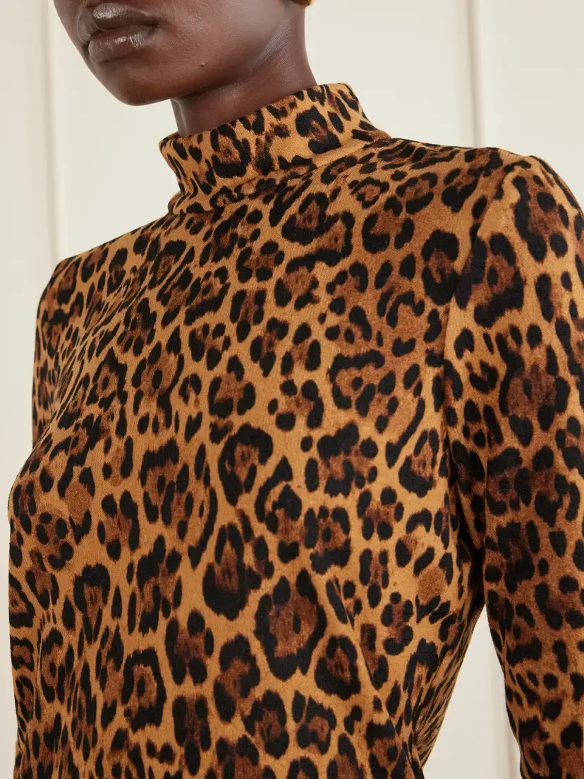 ANNA SUI Leopard-print Turtleneck Sweater | Thumbnail 5 ANNA SUI Leopard-print Turtleneck Sweater | Thumbnail 5