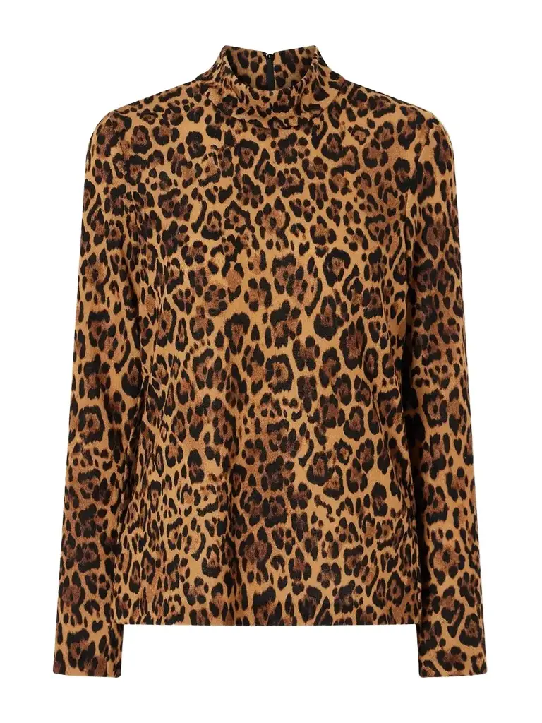 ANNA SUI Leopard-print Turtleneck Sweater | Image 1 ANNA SUI Leopard-print Turtleneck Sweater | Image 1