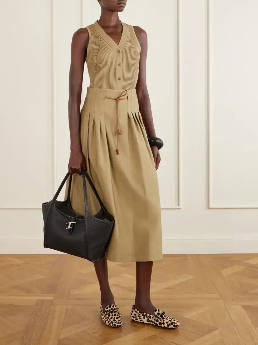Tod's T Timeless Small Leather Shoulder Bag | Thumbnail 3 Tod's T Timeless Small Leather Shoulder Bag | Thumbnail 3