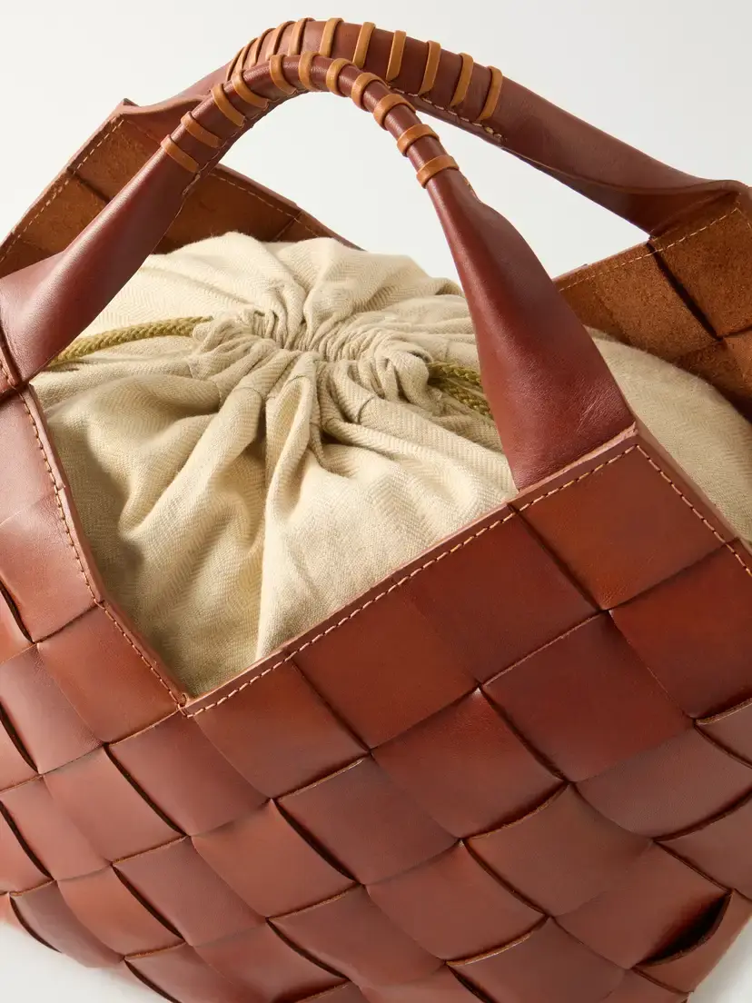 Dragon Diffusion Castello Woven Leather Tote | Thumbnail 5 Dragon Diffusion Castello Woven Leather Tote | Thumbnail 5