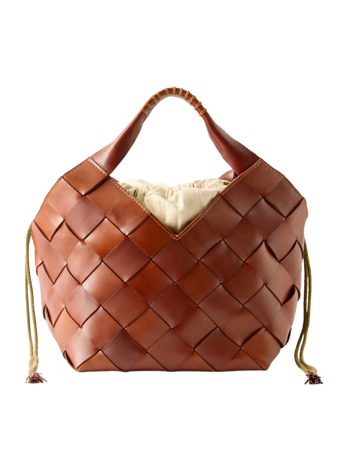 Castello Woven Leather Tote