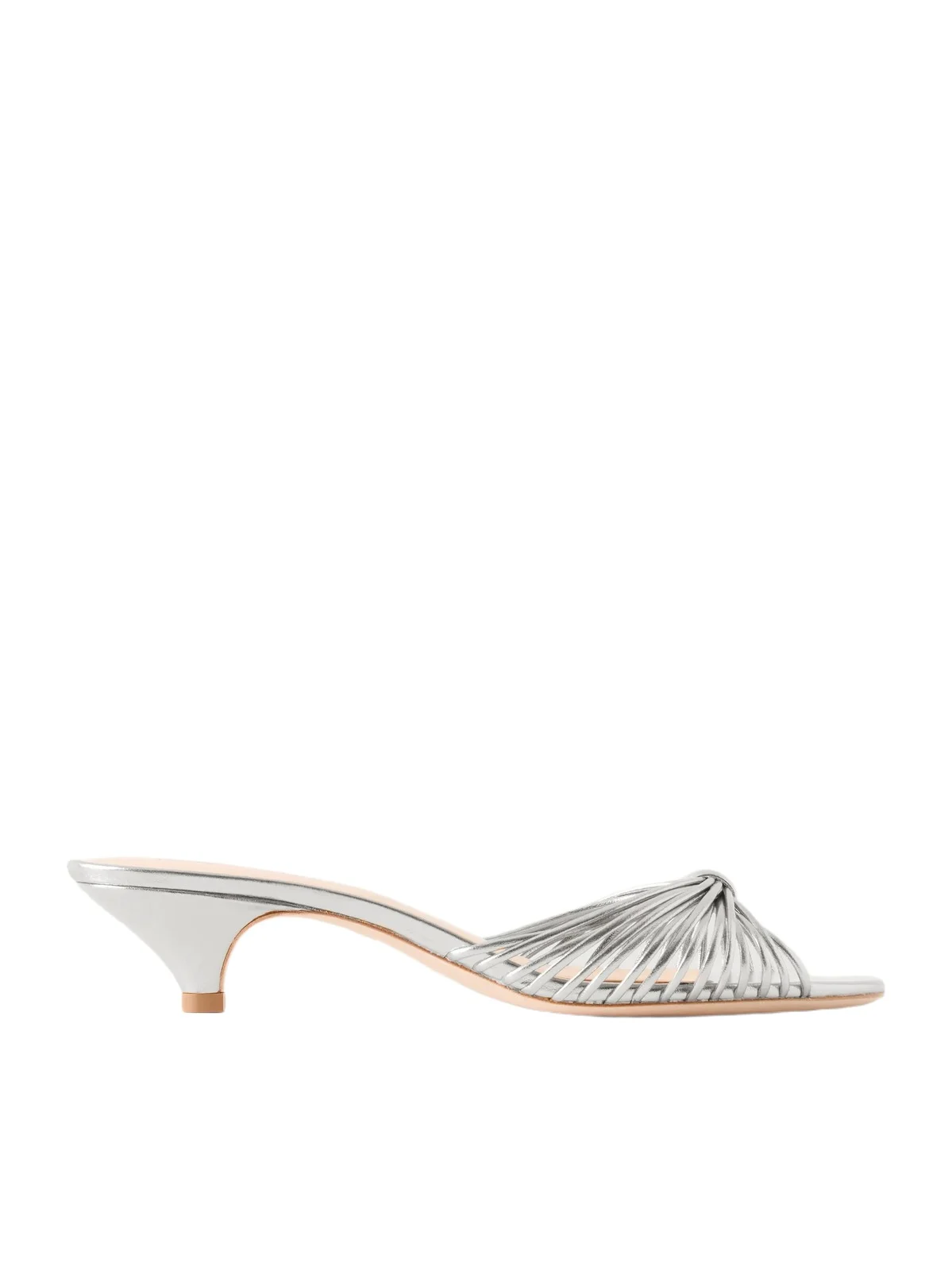 Dixie 40 Metallic-leather Mules