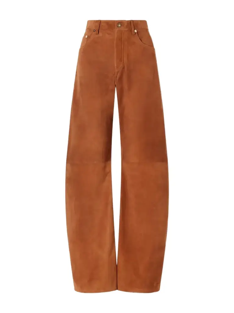 Gabriela Hearst Amoret Suede Wide-leg Pants | Image 1 Gabriela Hearst Amoret Suede Wide-leg Pants | Image 1