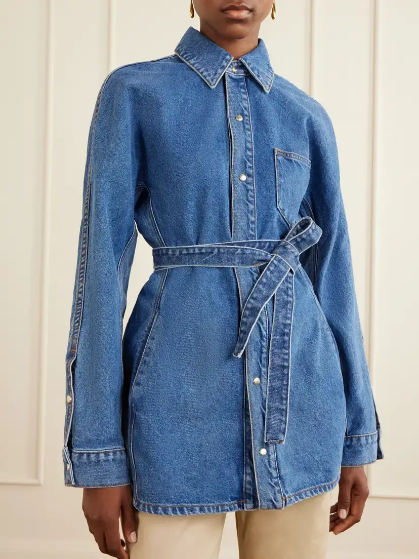 OSSOU Cinch Denim Shirt | Thumbnail 3