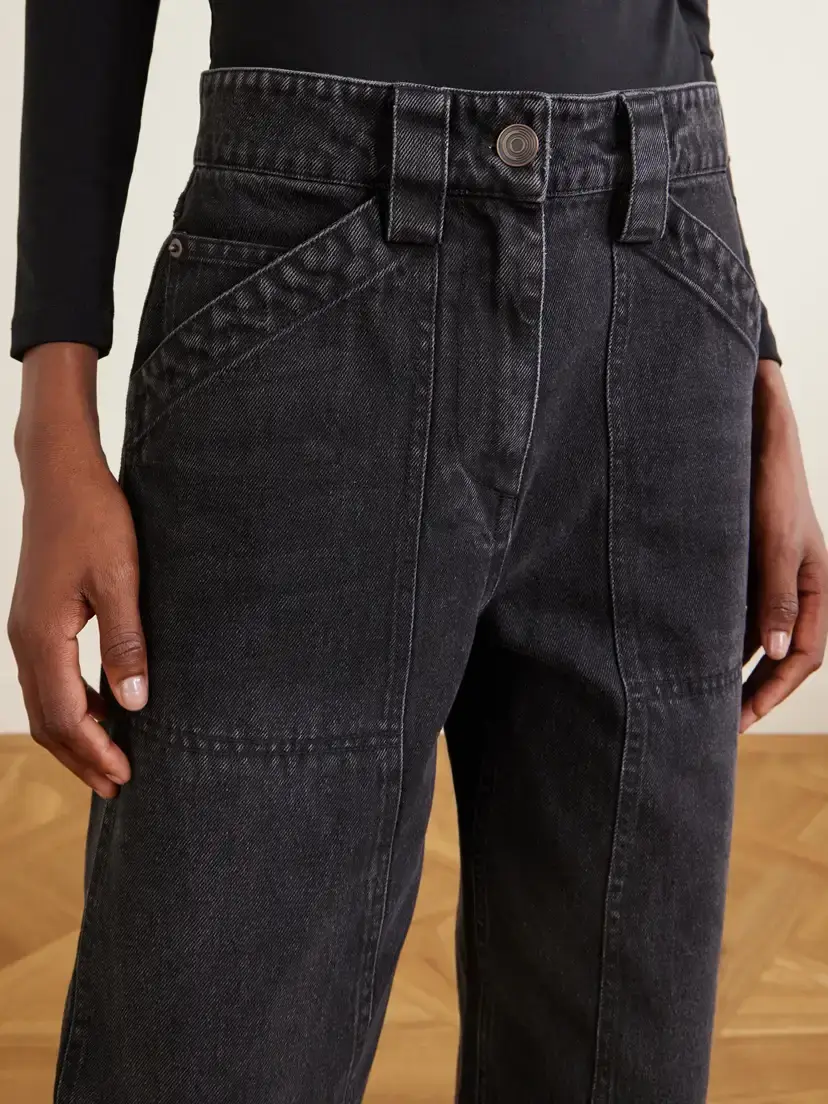 Co Paneled High-rise Wide-leg Balloon Jeans | Thumbnail 5