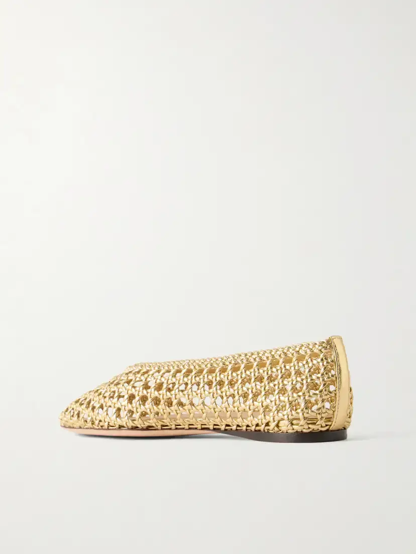 Loeffler Randall Emery Woven Metallic Leather Ballet Flats | Thumbnail 3 Loeffler Randall Emery Woven Metallic Leather Ballet Flats | Thumbnail 3